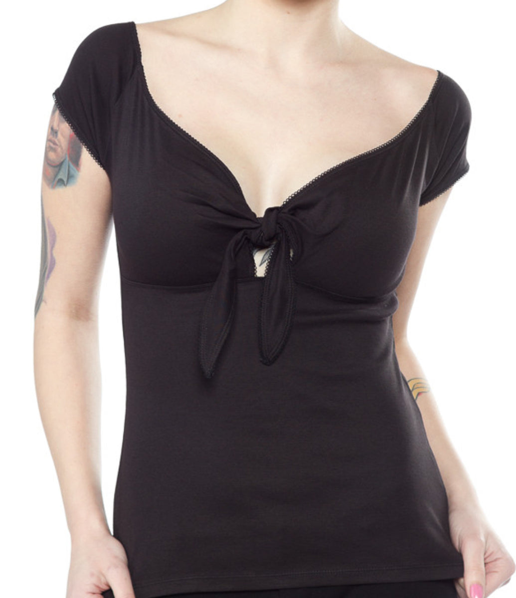 Bardot Top by Hell Bunny – Roadkill13