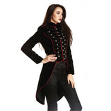 Black and Red Military Jacket
