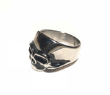 Stainless Steel No Jaw Skull Ring