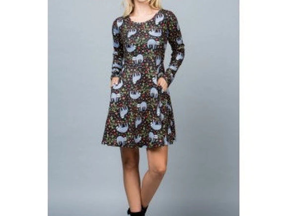 Sloth Sweater Dress