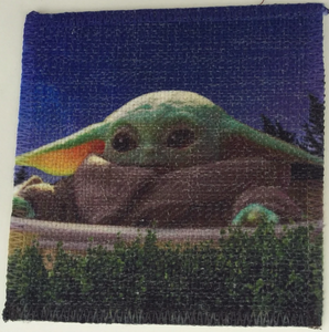 Baby Yoda Linen Patch Part Deux