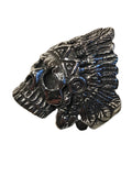 Stainless Steel Crow Chief Ring