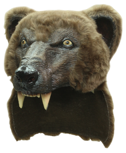 Brown Bear Helmet Mask