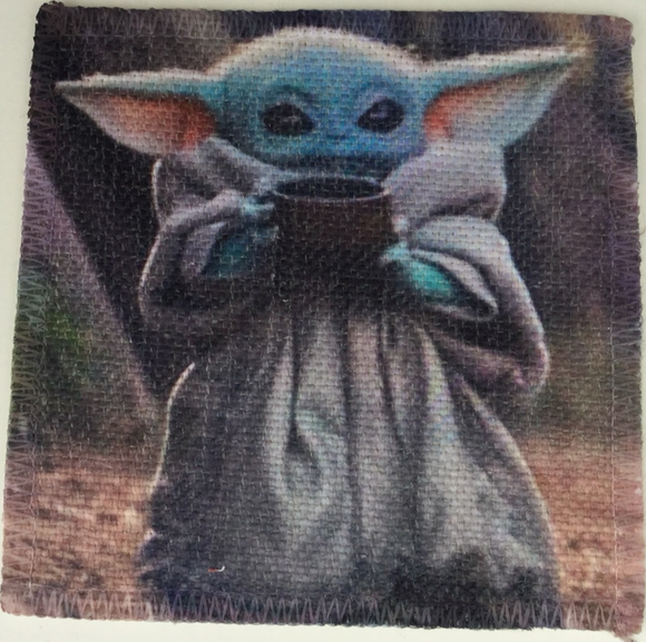Baby Yoda Linen Patch