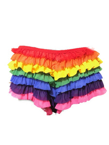 Rainbow Ruffle Shorts