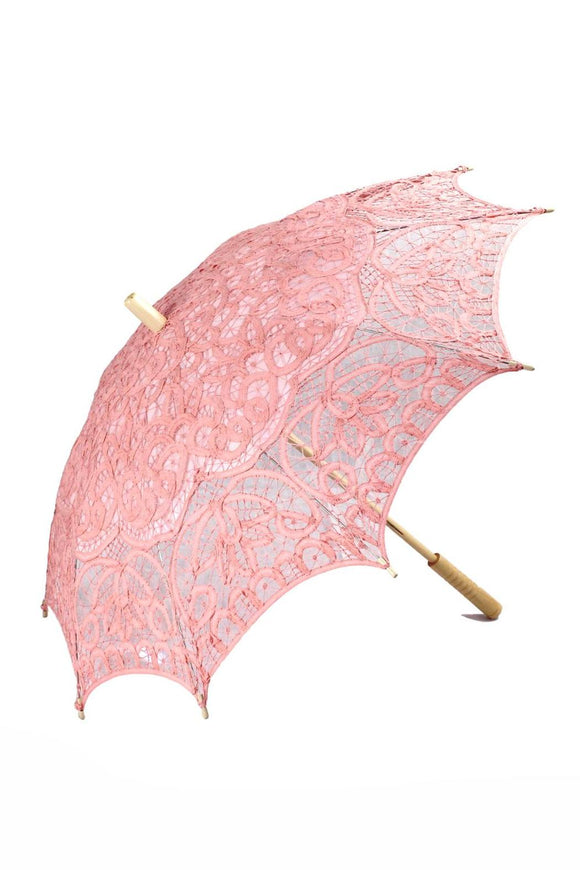 Pink Lace Parasol