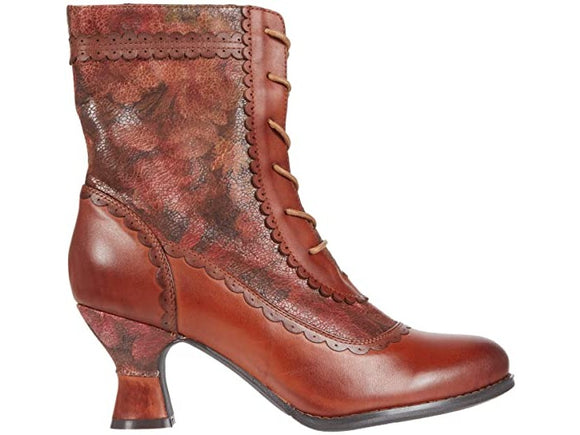 Bewitch Brown Floral Boot