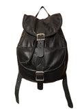 Black Leather Backpack