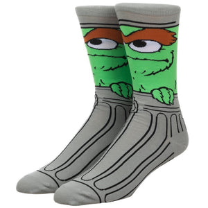 Sesame Street Oscar the Grouch Character Socks