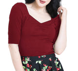 Red Philippa Top