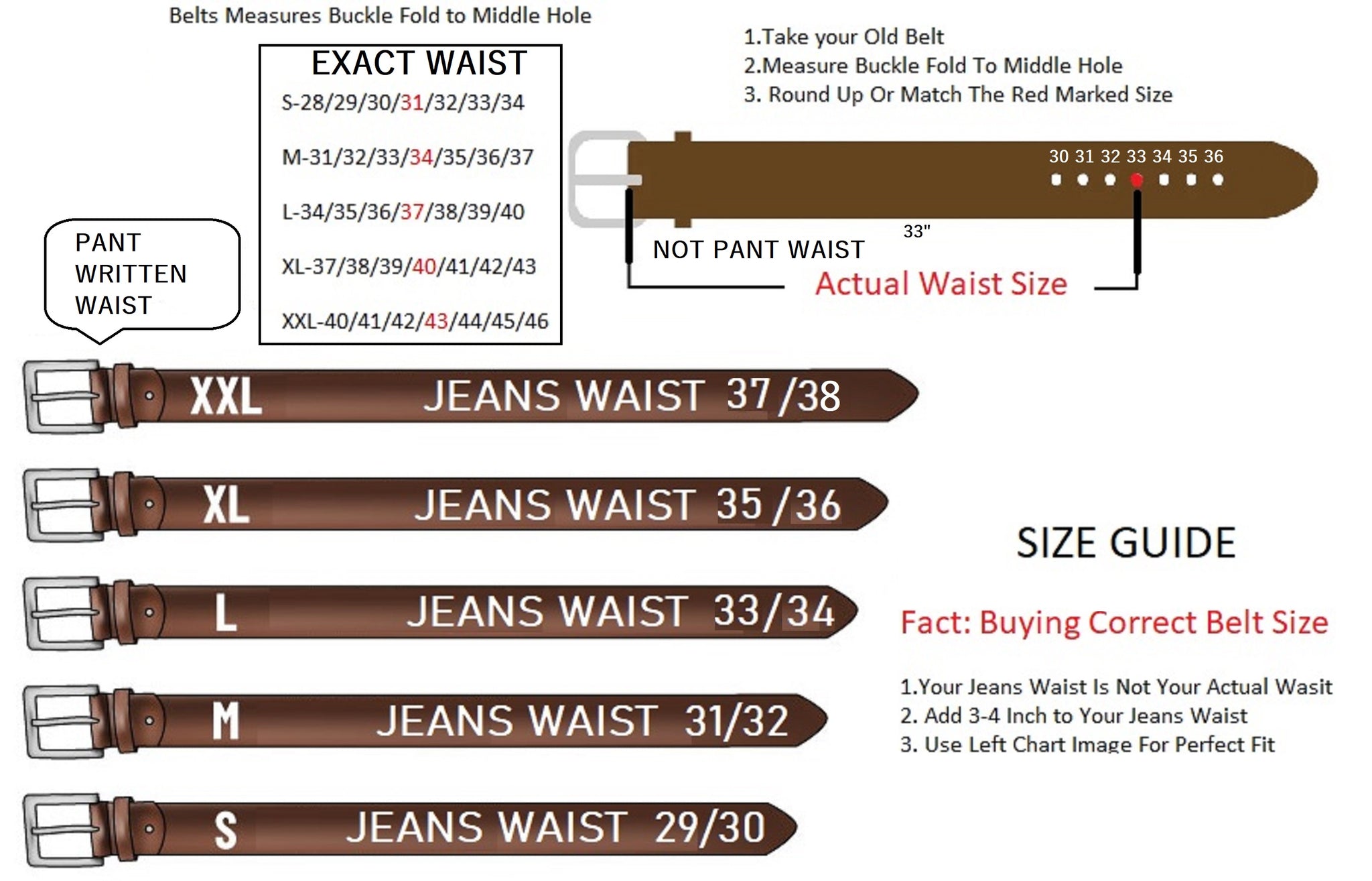 Perfect Belt How To Size A Man's Belt Mens Belt Size 32 In
