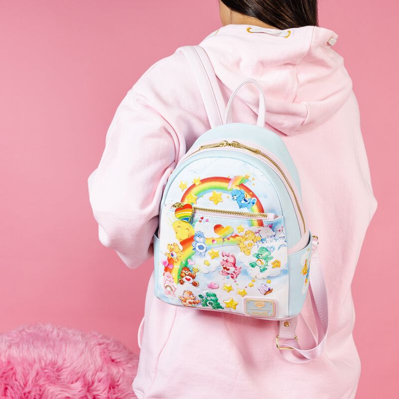 Care Bears Cloud Party Mini Backpack Loungefly Care Bears Cloud Party Mini Backpack with Glow-in  main image 2