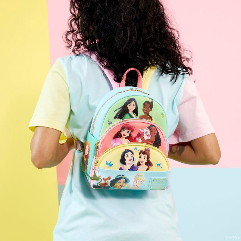 disney character mini backpacks Disney Princess Triple Pocket Mini Backpack