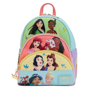 amazon mini backpack girls Disney Princess Triple Pocket Mini Backpack – Roadkill13