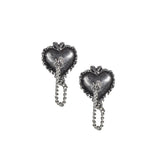 Witches Heart Studs