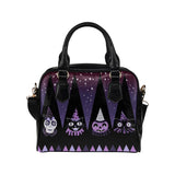 Halloween Party Animal Purple Haunted Handbag