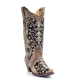 Floral Embroidered Western Boots