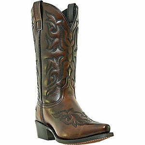 Hawk Collection Brown Western Boots