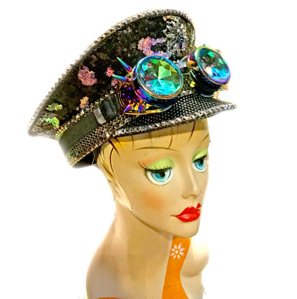 Iridescent Sequin Hat