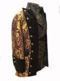 Purple and Gold Brocade Coat