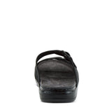 Ozzie Men's Slide Sandal - Black Nubuck