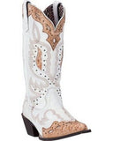 Presley Western Crackle Boots with Snip Toe
