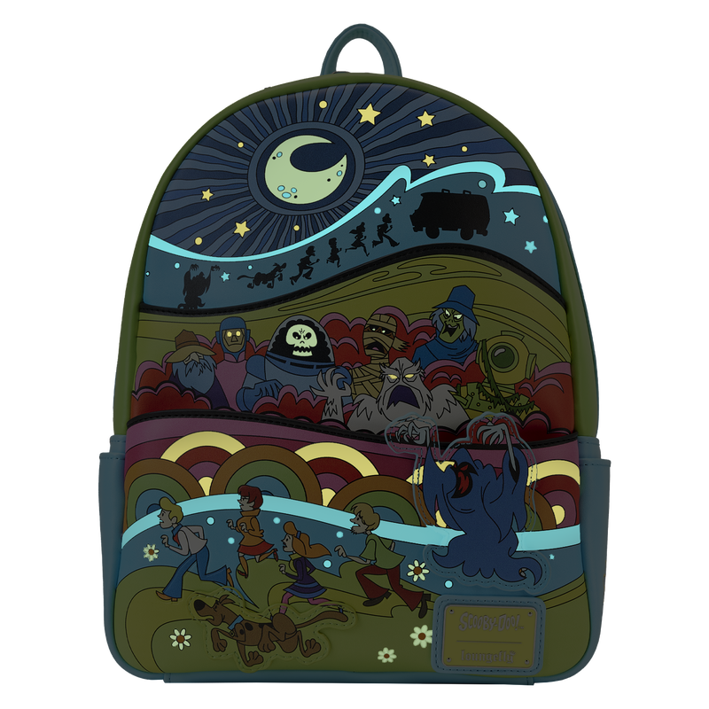Scooby-Doo Psychedelic Monster Chase Glow Mini Backpack  display picture 2