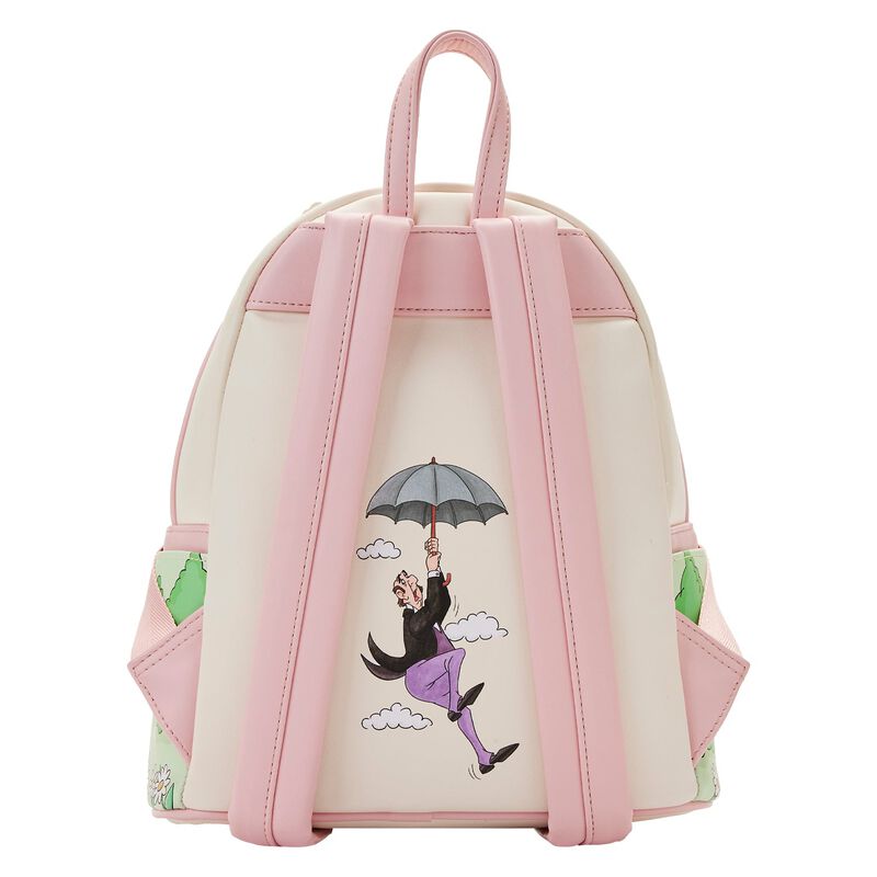 aristoxats mini backpack Loungefly Disney The Aristocats Marie Floral Allover-Print WDBK0335 fect new collection Loungefly The Aristocats Marie House