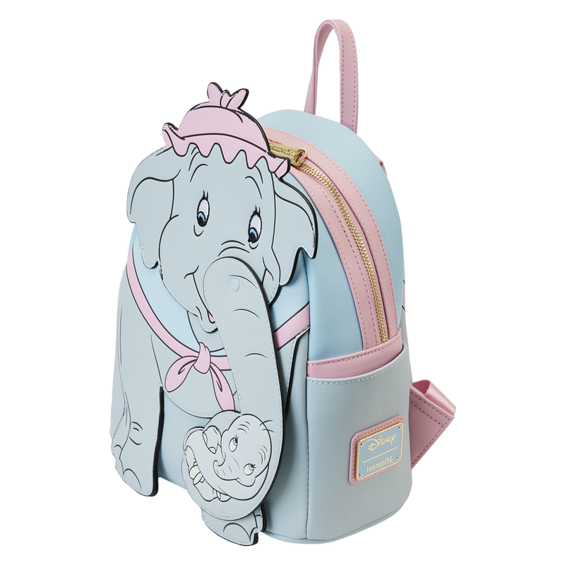 dumbo print mini backpack Danielle Nicole Faux leather (polyurethane) Sturdy top handle Adjustable shoulder straps Light Dumbo Mrs. Jumbo Mini Backpack