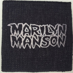 Marilyn Manson Linen Patch