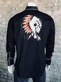 Chief Skull Western Shirt