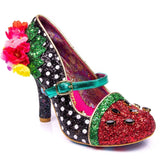 irregular choice shoes New Orleans crimson sweet 