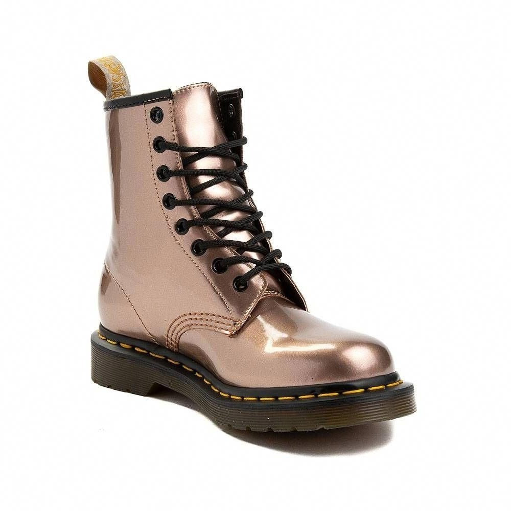 dr martens vegan rose gold