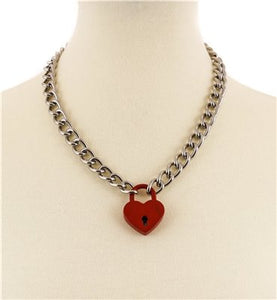 Love Lock Necklace - Red ONLINE ONLY