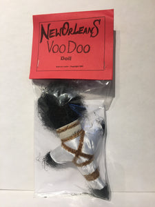 White and Gold Rope Voodoo Doll
