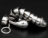 Sterling Silver Mechanical Penis Pendant