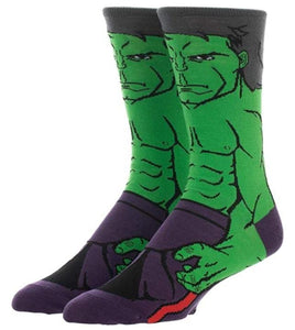 The Hulk Character Socks