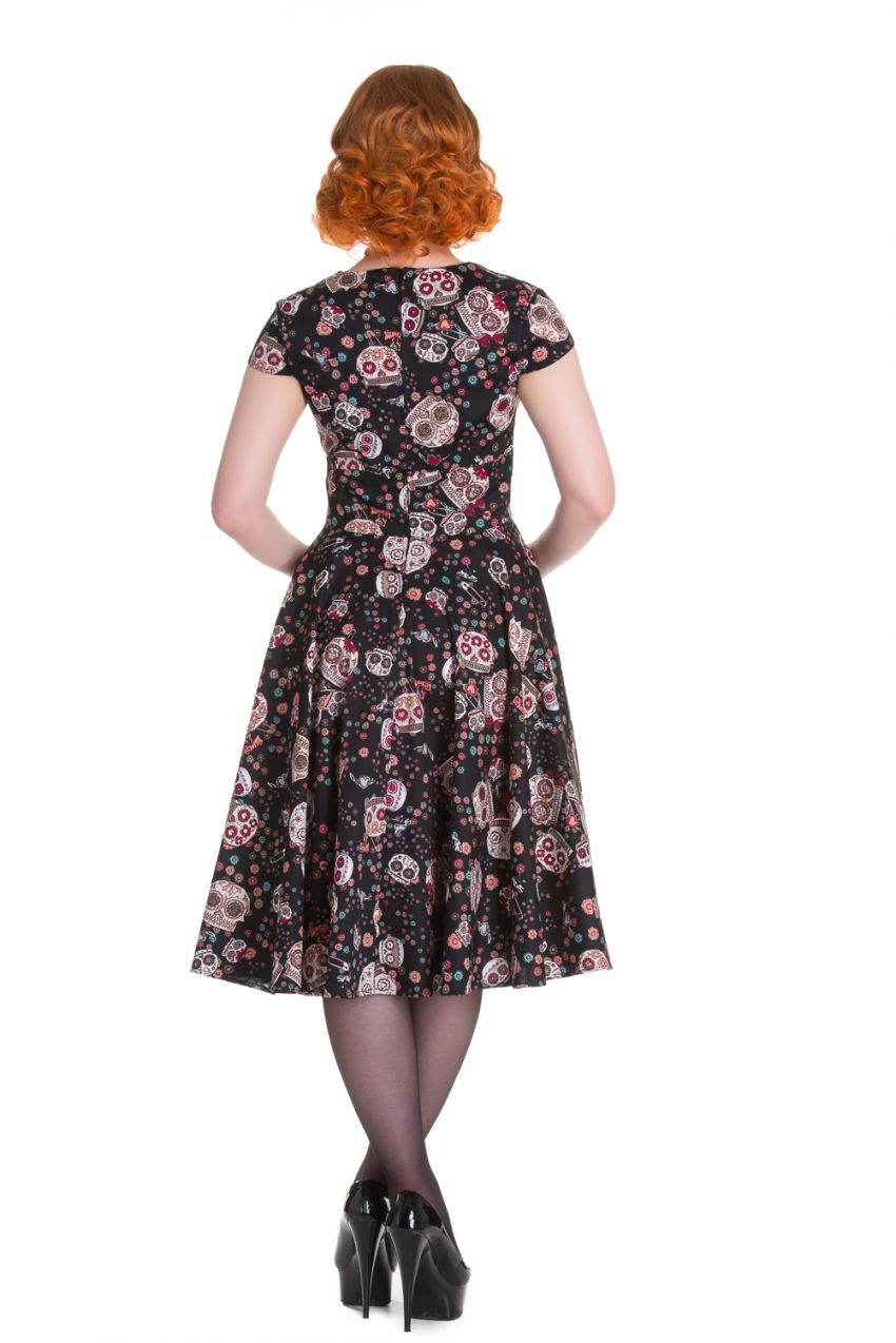 Sasha Sugar Skull Dress – Roadkill13